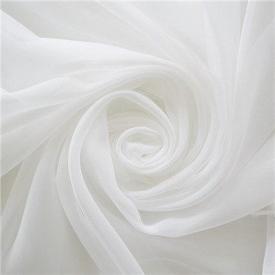 Тюль вуаль 290х260 см, цвет белый однотонный, пэ 100%