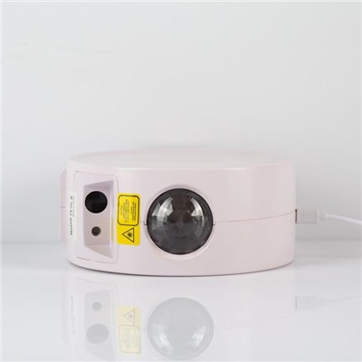 Лазерный проектор "Монпасье", d=14 см, USB, MicroUSB, реагирует на звук, RGB