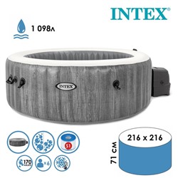 SPA бассейн GREYWOOD DELUXE, 216 х 71 см, 220-240V, от 6 лет, 28442 INTEX