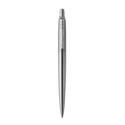 Ручка гелевая Parker Jotter Core K694 Stainless Steel CT, корпус из нержавеющей стали, 0.7 мм, чёрные чернила (2020646)