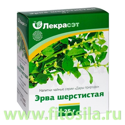 Эрва Пол-пола шерстистая, трава 25 гр. Напиток чайный серии "Дары Природы