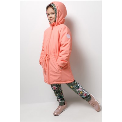Пальто детское для девочек Klum1 светло-коралловый