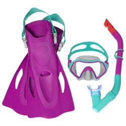 Набор для плавания Crusader Snorkel Set (маска,трубка,ласты) от 7 лет, цвета микс 25046