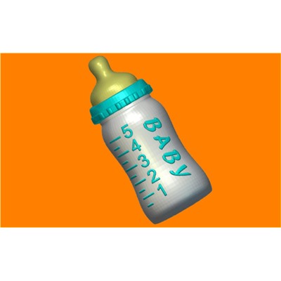Пластиковая форма - БП 512 - Бутылочка детская