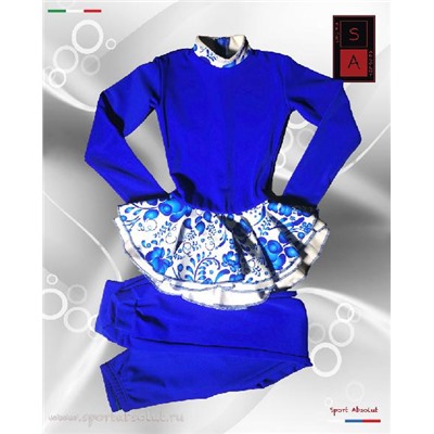Платье с Лосинами 004.3 Gzel (синий)