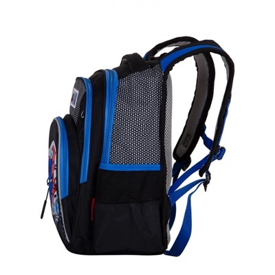 Школьный Рюкзак Across черно-синий ACR19-CH320-3
