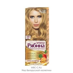 Рябина Рябина "Intense"  Intense Стойкая Крем-Краска 1002 Теплый Блонд