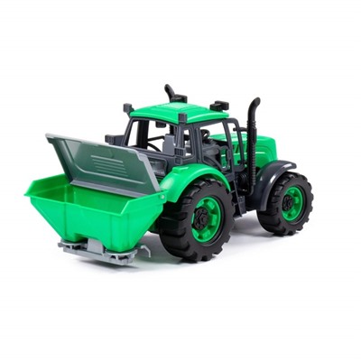 Трактор «Прогресс» сельскохозяйственный, инерционный, цвет зелёный