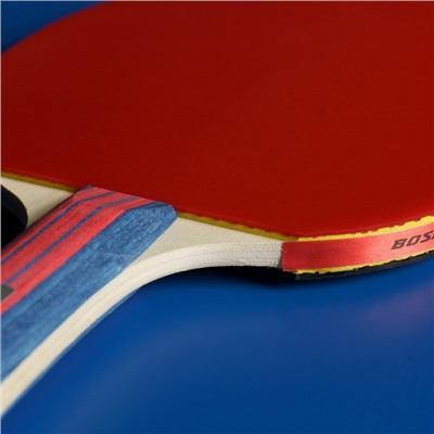 Набор для настольного тенниса BOSHIKA Control 9, 2 ракетки, 3 мяча, губка 1,8 мм, коническая ручка