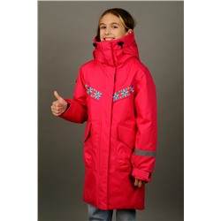 Куртка для девочки Бель, Зима, цвет 3 (фуксия)
