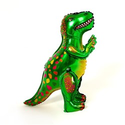 Шар фольгированный 25" «Динозавр аллозавр», цвет зелёный