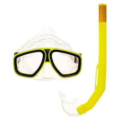 Набор для плавания ONLYTOP: маска, трубка, цвета МИКС