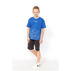 CSJB 90248-42-404 Комплект для мальчика (футболка, шорты),синий