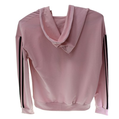 Единый размер 42-46. Стильная женская кофта Holiday_Boileau цвета розовой пудры с оригинальным принтом.