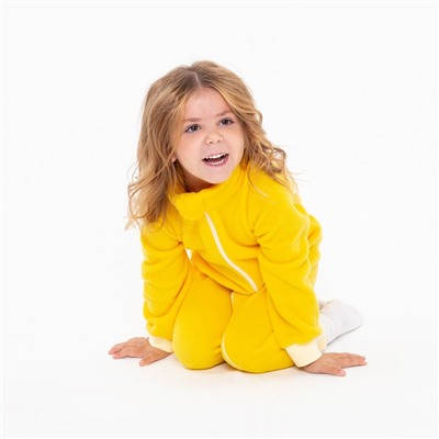 Комбинезон для девочки, цвет жёлтый, рост 98-104 см