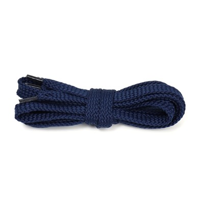 Шнурки для обуви плоские, 10 мм, 100 см, цвет синий