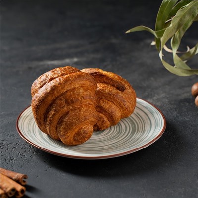 Тарелка керамическая десертная «Искушение», d=19 см, цвет серый