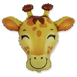 Шар фольгированный 30" «Голова жирафа», фигура