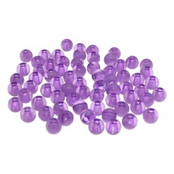 Бусины полупрозрачные 2006 пластик, 6мм, 20гр (170+/-10шт) Астра, 024 фиолетовый