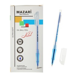 Ручка шариковая Mazari Nebel Ultra Soft, 1.0 мм, синяя, на масляной основе