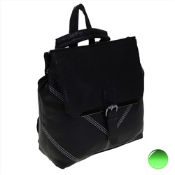 Стильная женская сумка-рюкзак Freedom_nook из эко-кожи черного цвета.
