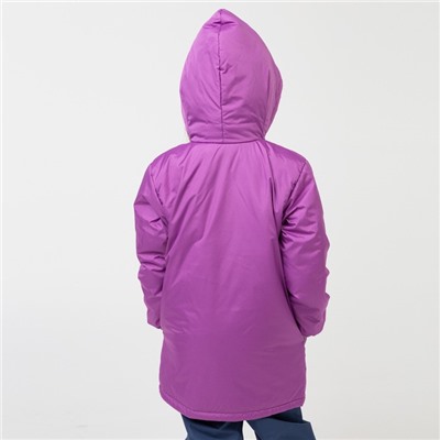 Куртка для девочки, цвет сиреневый, рост 80-86 см