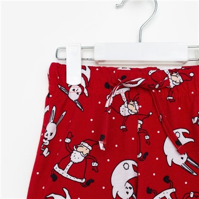 Пижама для девочки новогодняя KAFTAN "Bunny Family", размер 30 (98-104)