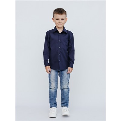 CWJB 63168-41 Рубашка для мальчика,темно-синий