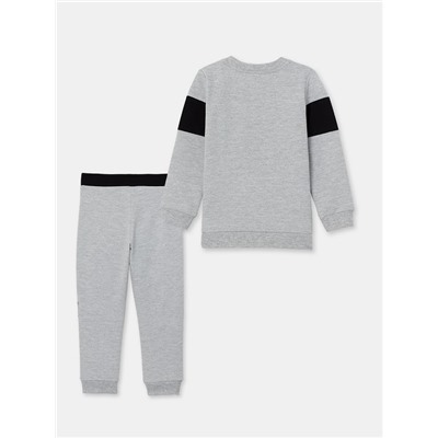 CSKB 90079-11-301 Комплект для мальчика (джемпер, брюки), светло-серый меланж