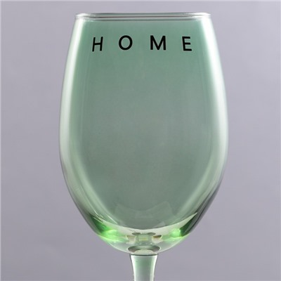 Бокал для вина «Home», 360 мл, зеленый