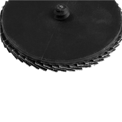 Круг лепестковый торцевой ТУНДРА, по нержавеющей стали, для дрели, М8, 75 мм, P60, 3 шт.