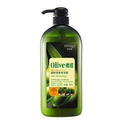 BIOAQUA Olive Увлажняющий гель для душа с маслом оливы, 750 мл
