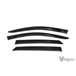 Ветровики Vinguru Dongfeng S30 H30 Cross 2012-2016 крос накладные скотч 4шт, акрил
