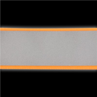 Повязка нарукавная светоотражающая, 41 см × 3 см, цвет неоновый оранжевый
