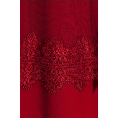 Платье 173 "Орландо"  светло-бордовый