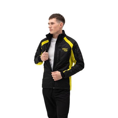 Куртка утеплённая ONLYTOP, black/yellow, размер 48