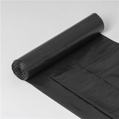 Мешки для мусора Доляна «Профи», 100 л, 63×105 см, 50 мкм, ПВД, 10 шт, цвет чёрный