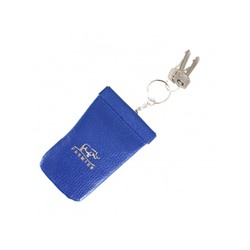 Футляр для ключей Premier-К-114 (с пружиной)  натуральная кожа синий флотер (329)  201300