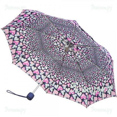 Легкий зонтик Fulton L354-3528 Heart Kaleidoscope